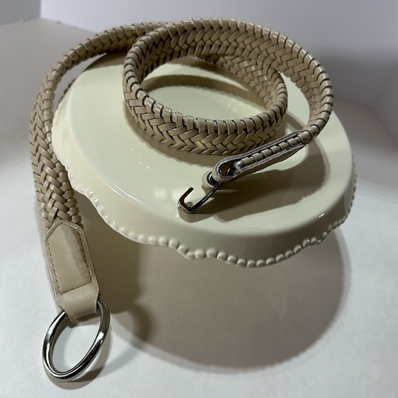 Leather Belt Soft Braided Stretch M/L - Picture 4 of 5